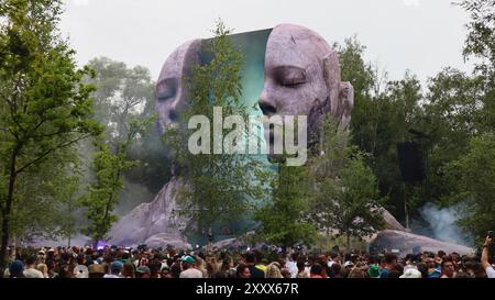 Stage Tomorrowland 2024 Boom Belgique europe Banque D'Images