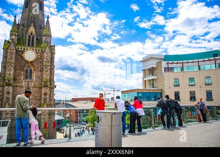 Vue extérieure des arènes à Birmingham, Royaume-Uni Banque D'Images
