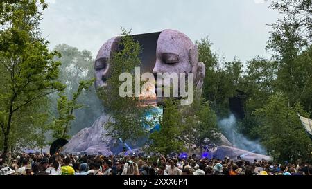 Stage Tomorrowland 2024 Boom Belgique europe Banque D'Images