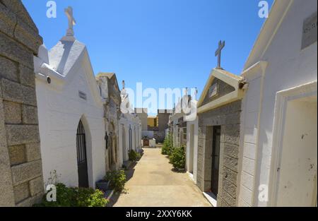 L'intérieur du cimetière marin de Bonifacio, Corse Banque D'Images