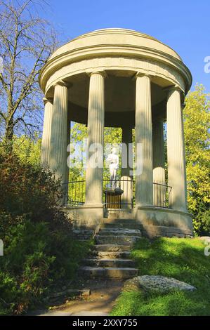 Parc Woerlitz Temple de Vénus, terrain anglais du temple Woerlitz de Vénus 06 Banque D'Images