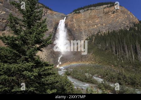 Parc national Takakkaw Falls im Yoho, en Colombie-Britannique Banque D'Images