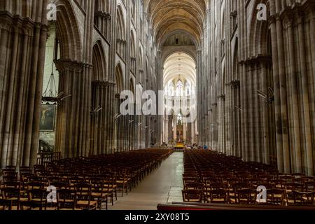 Cathédrale notre-Dame de Rouen à Rouen, Normandie, France Banque D'Images