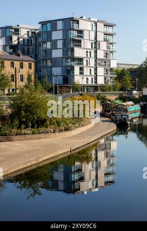 Regent's canal, arrondissement de Camden, Londres, Royaume-Uni Banque D'Images