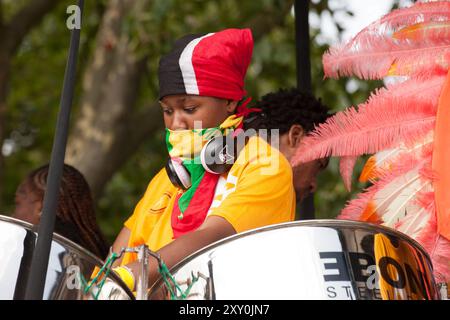 2024 Notting Hill Carnival calypso Band Banque D'Images