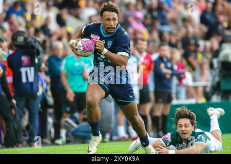 La Rochelle, France. 24 août 2024. Pau Sevens v Montpellier Sevens lors du In Extenso Super Sevens Rugby le 24 août 2024 à la Rochelle, France - photo Damien Kilani/DK Prod/DPPI crédit : DPPI Media/Alamy Live News Banque D'Images