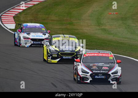 Nick Halstead, Hyundai i30N, Team Bristol Street Motors, Round 22, BTCC, British Touring car Championship, Round 22, 23 et 24 de la saison 2024, 25 Banque D'Images