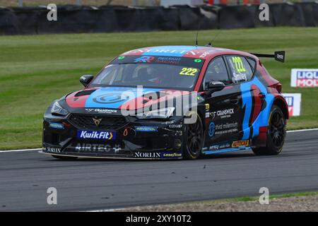 Chris Smiley, Cupra Leon, Restart Racing, Round 22, BTCC, British Touring car Championship, manches 22, 23 et 24 de la saison 2024, 25 août 2024, Banque D'Images