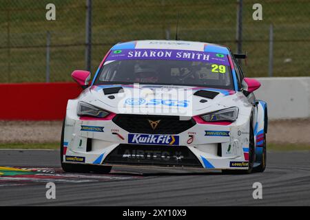 Scott Sumpton, Cupra Leon, Restart Racing, Round 22, BTCC, British Touring car Championship, manches 22, 23 et 24 de la saison 2024, 25 août 2024 Banque D'Images