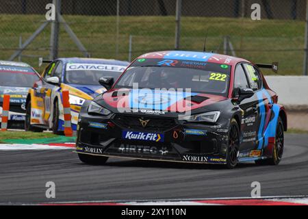 Chris Smiley, Cupra Leon, Restart Racing, Round 22, BTCC, British Touring car Championship, manches 22, 23 et 24 de la saison 2024, 25 août 2024, Banque D'Images