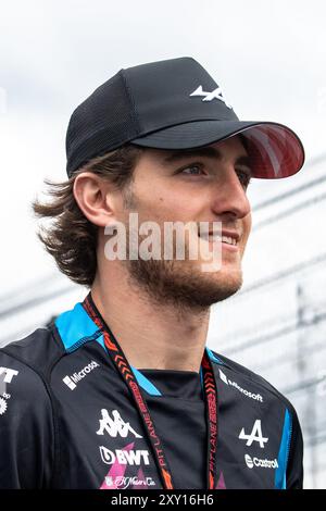 Zandvoort, pays-Bas. 22-25 août 2024. Grand Prix des pays-Bas de formule 1 Heineken. Samedi. Jack Doohan, pilote de F1 Alpine 2025. Banque D'Images