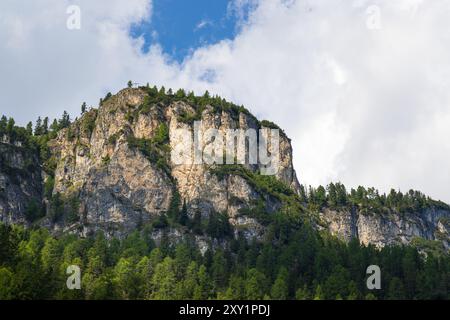 Randonnée près de la Villa - Val Badia - Alta Badia - Italie Banque D'Images