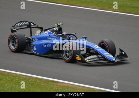 Franco Colapinto est un pilote argentin qui participe à la formule 1, au volant de Williams Racing. Banque D'Images