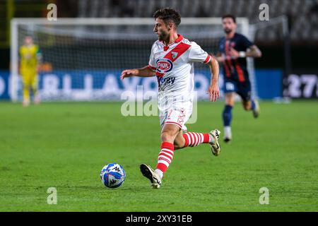 Francesco Ruocco de Mantova 1911 lors du match du championnat italien de football Serie B entre Mantova 1911 et Cosenza Calcio 1914 à Danilo Banque D'Images