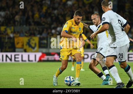 27 août 2024, Stadio Benito Stirpe, Roma, Italie ; Serie B Football; Frosinone contre Modène ; tarifs Ghedjemis de Frosinone Banque D'Images