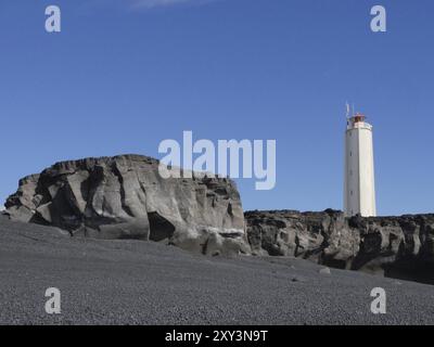 Phare de Malarrif sur la péninsule de Snaefellsnes en Islande Banque D'Images