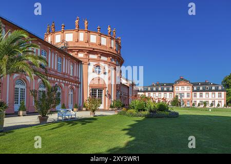 Palais de Biebrich près de Wiesbaden dans la Hesse, Allemagne, Europe Banque D'Images