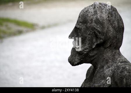 Buste Bandel au monument Hermann Banque D'Images