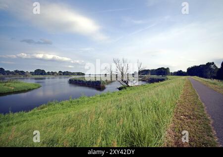 Vélo Tour Oder région, Brandebourg, Allemagne, Europe Banque D'Images