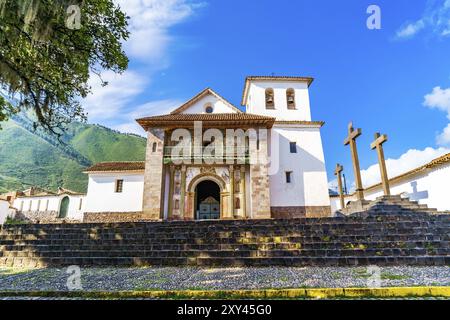 Chapelle Sixtine d'Amérique à Andahuaylillas à Cusco, Pérou, Amérique du Sud Banque D'Images