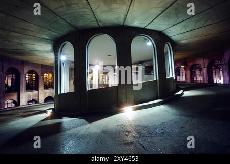 Bâtiment du parking Celestins à Lyon en France Banque D'Images