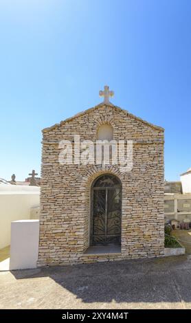 L'intérieur du cimetière marin de Bonifacio, Corse Banque D'Images