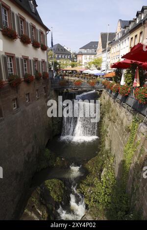 Cascade de Leuk à Saarburg Banque D'Images