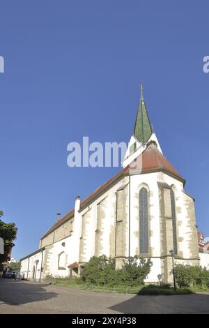 Église gothique Saint-Jean-Baptiste, Bad Saulgau, haute-Souabe, Souabe, Bade-Wuertemberg, Allemagne, Europe Banque D'Images