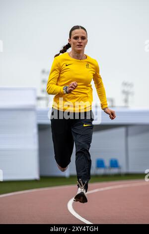 Jule LINDNER (LG Bamberg), ALLEMAGNE, 3000m Steeple Chase femmes PER, Leichtathletik, Athlétisme, Championnats du monde d'athlétisme U20 Lima 24, Leichtathletik Weltmeisterschaften, 26.08.2024, Foto : Eibner-Pressefoto/Jan Papenfuss Banque D'Images