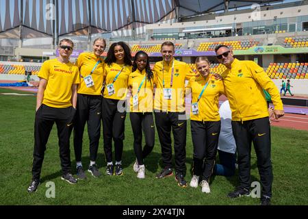 Nils LEIFERT (lac quelle Fuerth) , ALLEMAGNE, 110 mètres haies hommes, Johanna GOERING (SV Salamander Kornwestheim), ALLEMAGNE, High Jump Women, Ella Obeta (LG Eckental), ALLEMAGNE, High Jump Women, Sandy SAKYI (SV Werder Bremen), ALLEMAGNE, 100 mètres haies femmes, timon DETHLOFF (Cologne Athletics) , ALLEMAGNE, 110 mètres haies hommes, Lilly KUNTHUDHAIES, 1898, Udhaies, Lehaies athlétisme, LEWISSENNEE 26-100, Lewissenstein, UTIZ, Uts.nicht 2024-Leh.D. Banque D'Images