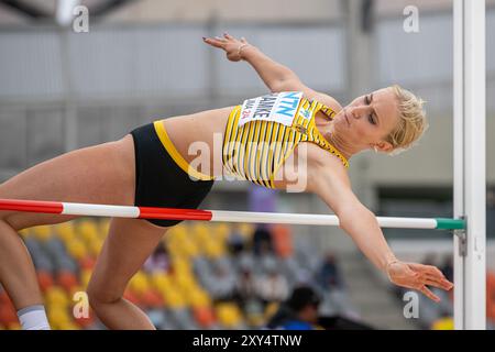 Hilke THAMKE (SC Neubrandenburg), ALLEMAGNE, Heptathlon PER, Leichtathletik, Athlétisme, championnats du monde d'athlétisme U20 Lima 24, U20 Leichtathletik Weltmeisterschaften, 27.08.2024, Foto : Eibner-Pressefoto/Jan Papenfuss Banque D'Images