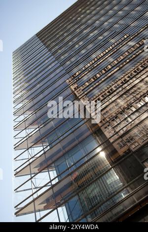 Tour de bureaux à Potsdamer Platz à Berlin, Allemagne, Europe Banque D'Images