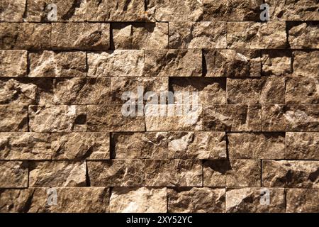 Le fond rectangulaire découpé de texture de mur en marbre organique beige peut être, carrelage sans couture aligné Banque D'Images