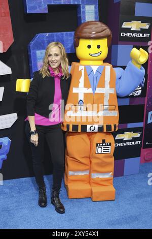 Kim Raver lors de la première à Los Angeles de 'The Lego Movie 2 : The second part' qui s'est tenue au Regency Village Theatre à Westwood, États-Unis, le 2 février 2019 Banque D'Images