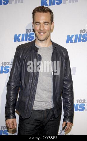 James Van Der Beek au Jingle ball 2012 de KIIS FM qui s'est tenu au Nokia Theatre LA Live à Los Angeles le 1er décembre 2012.Crédit : Lumeimages.com Banque D'Images