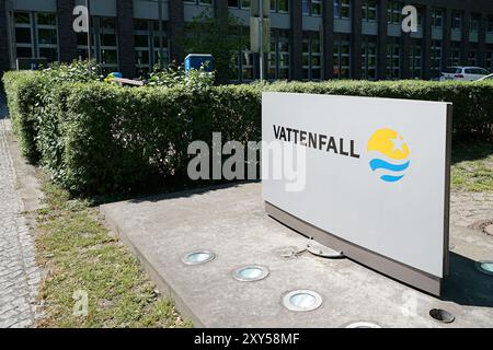 Siège social de Vattenfall Europe AG à Berlin. Vattenfall est le fournisseur d'énergie le plus important pour le Banque D'Images