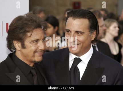 Al Pacino et Andy Garcia à l'occasion du prix annuel de la vie de l'AFI 35th : hommage à Al Pacino au Kodak Theatre de Hollywood, aux Etats-Unis, sur 7 juin, Banque D'Images