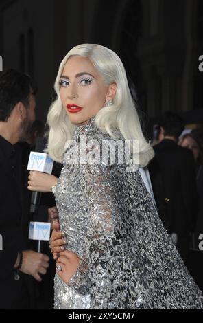 Lady Gaga à la première de « A Star Is Born » à Los Angeles, au Shrine Auditorium de Los Angeles, États-Unis, le 24 septembre 2018 Banque D'Images