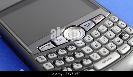 Strock photo du smartphone BlackBerry 8310 Curve en gros plan Banque D'Images