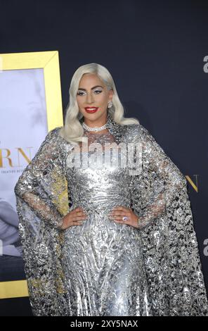 Lady Gaga à la première de « A Star Is Born » à Los Angeles, au Shrine Auditorium de Los Angeles, États-Unis, le 24 septembre 2018 Banque D'Images