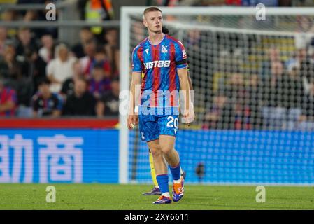 Londres, Royaume-Uni. 27 août 2024. Adam Wharton de Crystal Palace lors du match Crystal Palace FC contre Norwich City FC Carabao Cup Round 2 à Selhurst Park, Londres, Angleterre, Royaume-Uni le 27 août 2024 crédit : Every second Media/Alamy Live News Banque D'Images