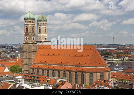 L'église notre-Dame de Munich Banque D'Images