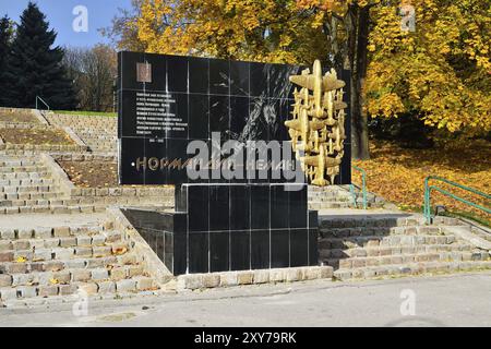 Monument aux pilotes du régiment Normandie, Neman. Kaliningrad (Koenigsberg avant 1946), Russie, Europe Banque D'Images