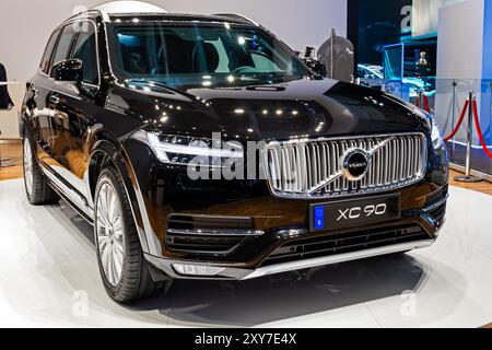 La voiture Volvo XC90 a été présentée au salon automobile IAA de Francfort. Allemagne - 11 septembre 2019 Banque D'Images