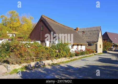 Vitt am Kap Arkona, île de Ruegen en Allemagne, village Vitt près de Kap Arkona, île de Ruegen en Allemagne Banque D'Images