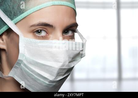 Closeup portrait of a doctor Banque D'Images