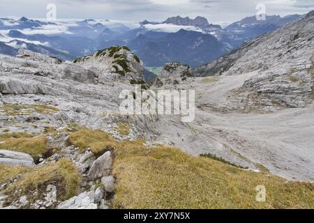 Randonnées de montagne en Autriche, Loferer la Coudouliere Banque D'Images