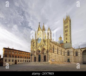 Siena Dom, cathédrale de Sienne 07 Banque D'Images