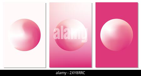 Arrière-plans dégradés en mesh avec collection de couleurs douces. Pour les couvertures, les fonds d'écran, les marques, les médias sociaux et plus encore. Illustration de Vecteur