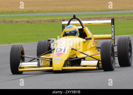 Dalton on Tees, Angleterre, 25 août 2024. Julian Hoskins au volant d'un Vector TF93Z dans le Championnat Monoposto au circuit Croft. Crédit : Colin Edwards. Banque D'Images